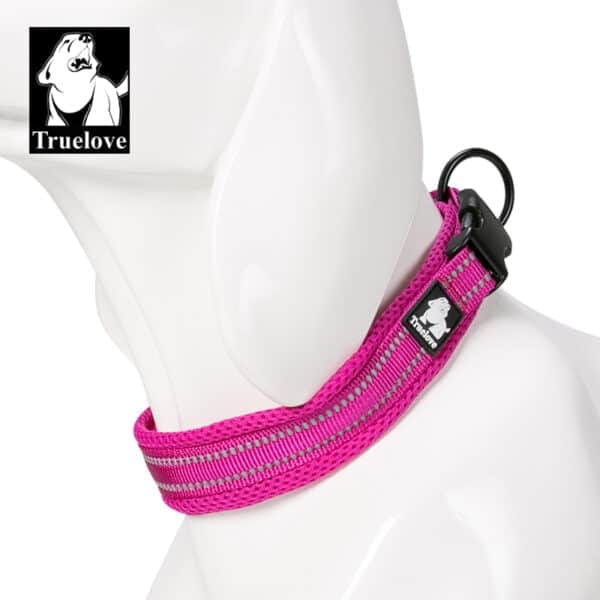 FUSHIA PINK Truelove Air Mesh Collar TLC5011