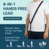 Hands-Free 8-in-1 Adjustable Dog Lead – 2.5m