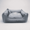 Liberty Waterproof Dog Bed in Grey – durable, washable dog bed by The Dog’s Business