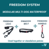 Modular Multi-Dog Waterproof Dog Walking Set – The Dog’s Business