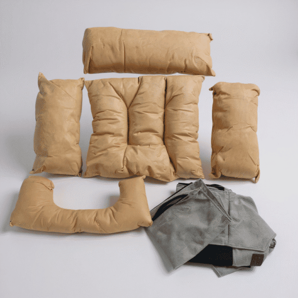 Liberty Velour Dog Bed components – inner cushions and removable washable cover by The Dog’s Business