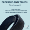 FLEXIBLE AND TOUGH POSTER WITH A BLACK Biothane® LEADS CURLED