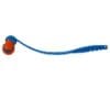 Chuckit! Ultra Tumbler Dog Toy featuring a curved handle with a small orange ball at one end.