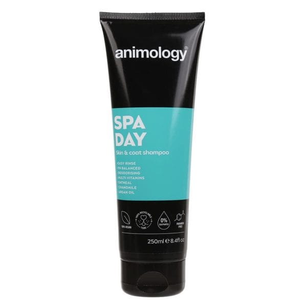 Animology Spa Day Dog Shampoo 250ml | Easy Rince |PH Balanced | Deodorising | Multi Vitamins Oatmeal