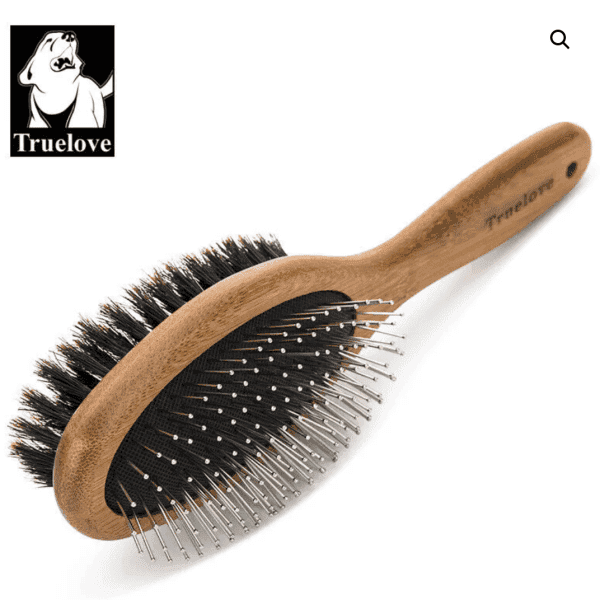 Bamboo Grooming Brush Pin Bristle Slicker Comb Double Sided Truelove Dog Cat Pet