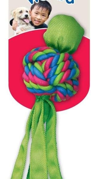 KONG - Wubbaa Weaves with Rope - Durable Dog Fetch and Chew Toy