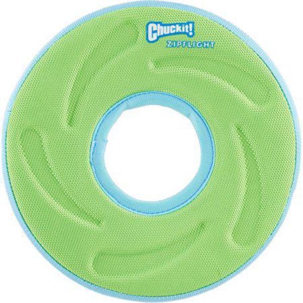 Chuckit! ZipFlight Flyer Dog Frisbee & Dog Toy That Floats; Gentle on Dog's Teeth and Gums; Medium