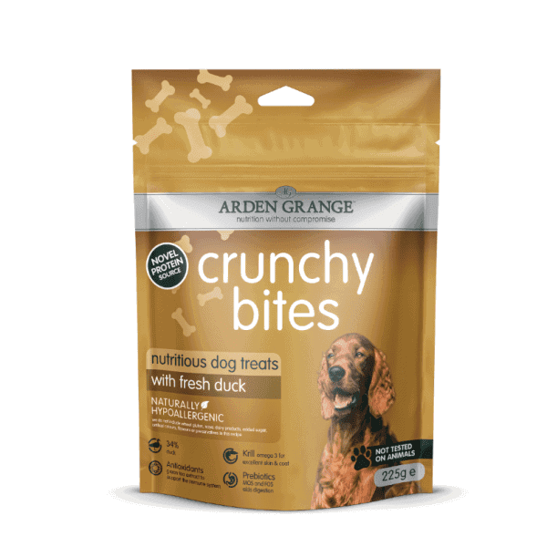 Arden Grange Crunchy Bites with Fresh Duck 225g