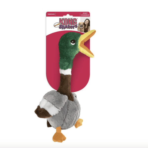 Kong Company-Shakers Honkers Duck- Grey Large