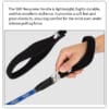 Comfortable neoprene handle of dog training lead - ergonomic slip lead dog leash grip