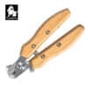 The Bamboo Pet Nail Clipper with Safety Guard – Dog & Cat Grooming features wooden handles and stainless steel blades, shown on a white background. The "Truelove" brand and dog logo appear in the top left corner.