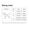 Dog sizing chart (XS–XL) with neck/chest measurements in cm. Diagram shows where to measure your dog for the best fit of the Truelove TLH6771 LED Dog Harness - GPS Tracker Smart Safety. Measure at the exact spots indicated.