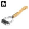 The Truelove Bamboo Molting Hair Comb features a bamboo handle engraved with "Truelove," multiple metal blades for removing loose fur, and the Truelove dog logo in the top left corner.