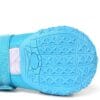 Close-up of the bottom of a blue Truelove Waterproof Outdoor Pet Shoe - Reflective Strap TLS3963, featuring a textured rubber sole with X-shaped treads and "Truelove" embossed near the center.