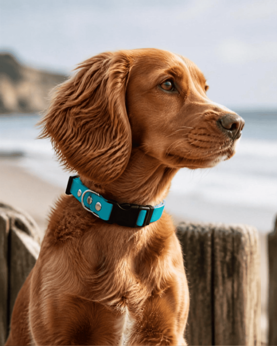 WAVE™ Marine Dog Collar/ Stainless steel hardware - Image 6